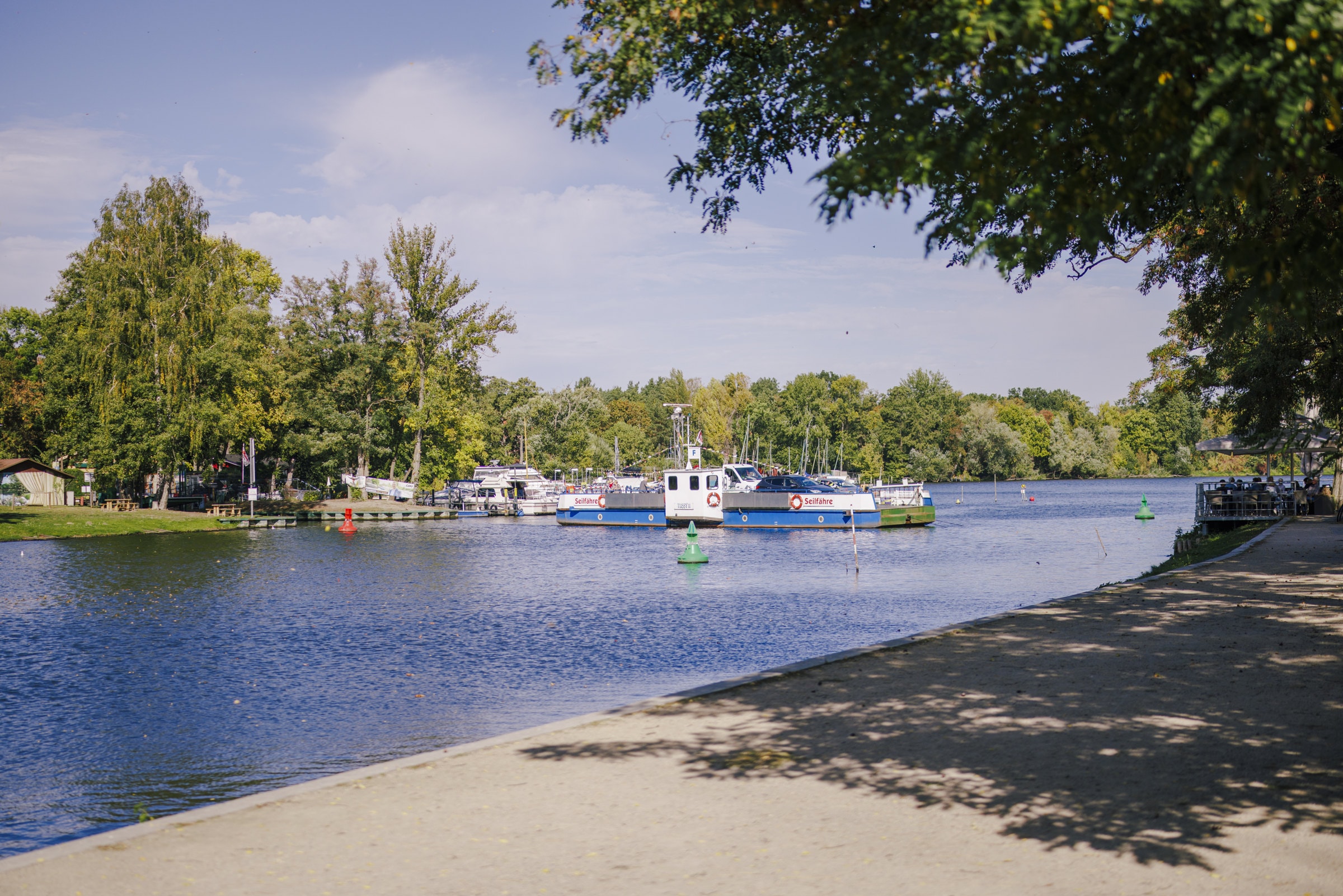 Sandstrand am Ufer der Havel